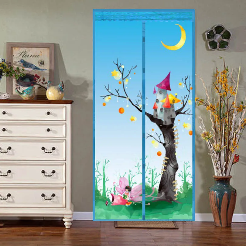 Летняя защита от комаров сетка для дверей зашифрованный Магнитный Магнит