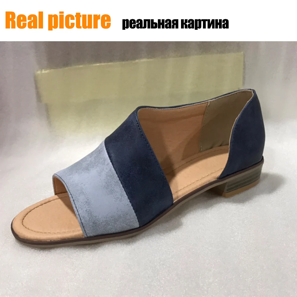 KARINLUNA/Новинка лета 2019 стильные разноцветные сандалии в стиле ретро женские