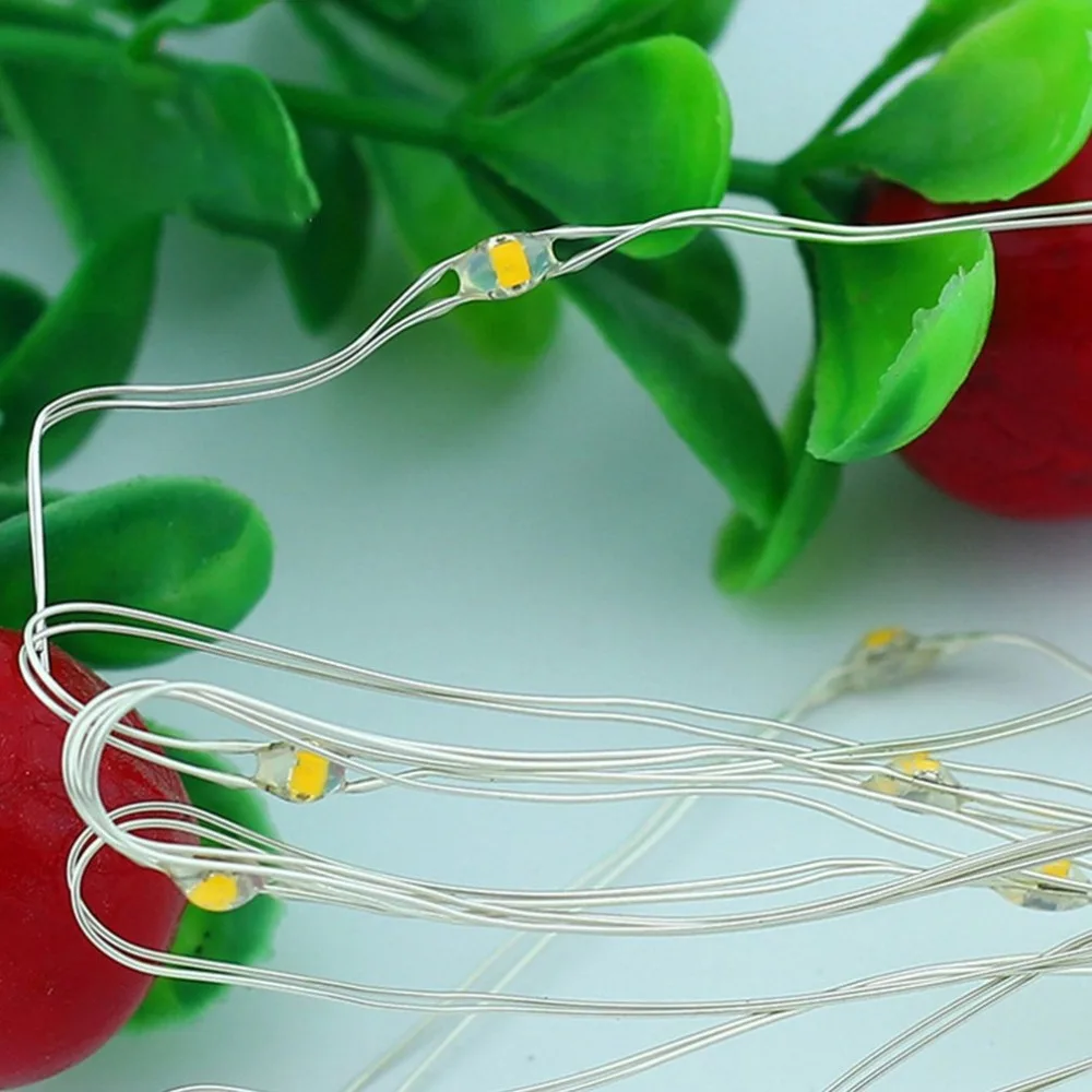 2M Star Lights Light String 20 Led Button Battery Box Copper Wire Flower Cake Decorative Lanterns Holiday | Освещение