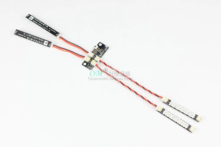 Контроллер Matek System 2812LED 2 6S светодиодный модуль управления с 5V BEC / 2812 LED