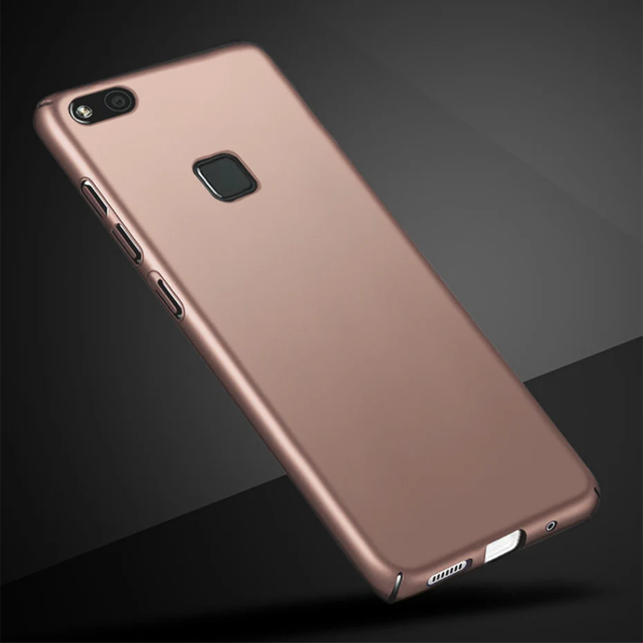 Для huawei P10 Lite чехол P10lite задняя крышка Жесткий PC защитный чехол для телефона s для huawei P10 Lite пластиковый чехол Крышка 5,2 - Цвет: Rose Gold