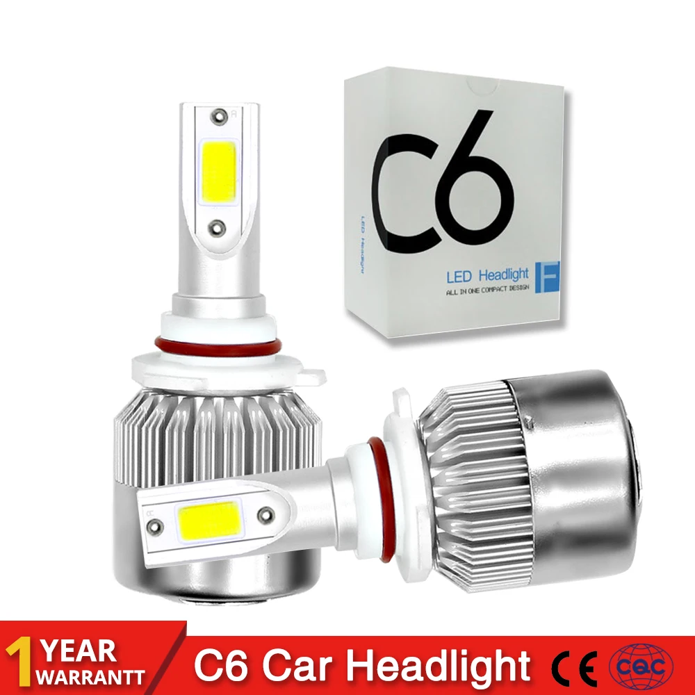 Автомобильные лампочки светодиодные H4 H7 9003 HB2 H11 LED H1 H3 H8 H9 880 9005 9006 H13 9004 9007