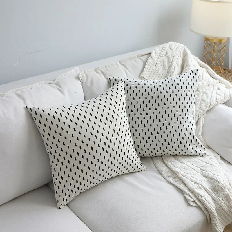 Льняная скатерть с принтом в клетку Северном скандинавском стиле для стола Toalha De