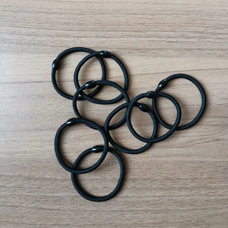 50 шт/20 шт/10 шт новые женские аксессуары для волос черные эластичные резинки