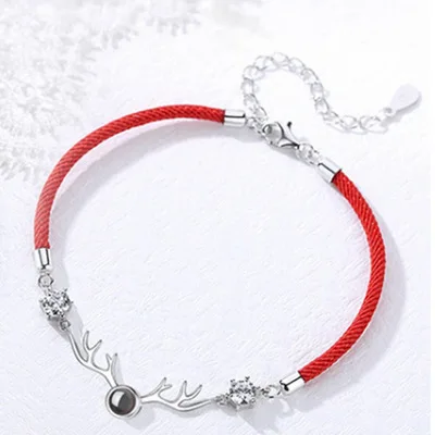 Модные браслеты с красной ниткой Lucky для женщин и мужчин очаровательный браслет