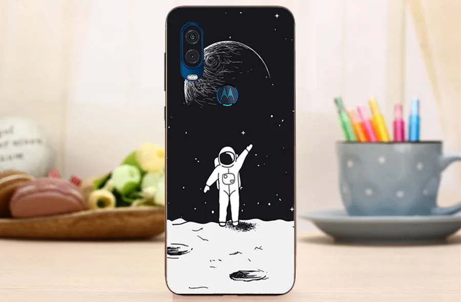 Чехол роскошный чехол из ТПУ и силикона чехол s для MOTO One power Phone задняя крышка для MOTO P40 Funda Coque