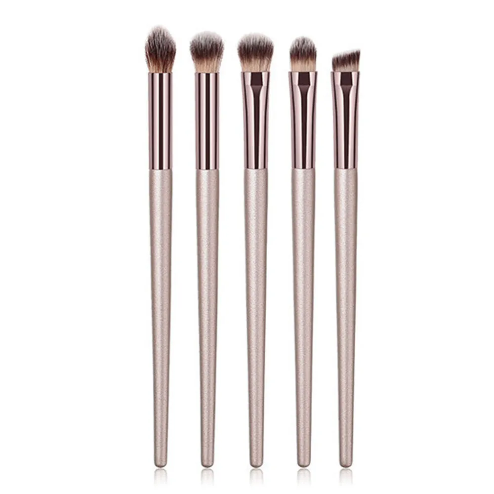 5pcs XB Eye brush Профессиональные кисти для визажиста, кисть для румян, пудры, основы для теней, бровей, подводки для глаз, губ, кисти для макияжа, инструменты для красоты - Handle Color: 5pcs XB Eye brush