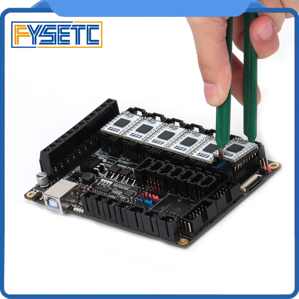 Шаговый Драйвер FYSETC TB67S109 6 шт. + плата F6 V1.3 универсальное решение для электроники