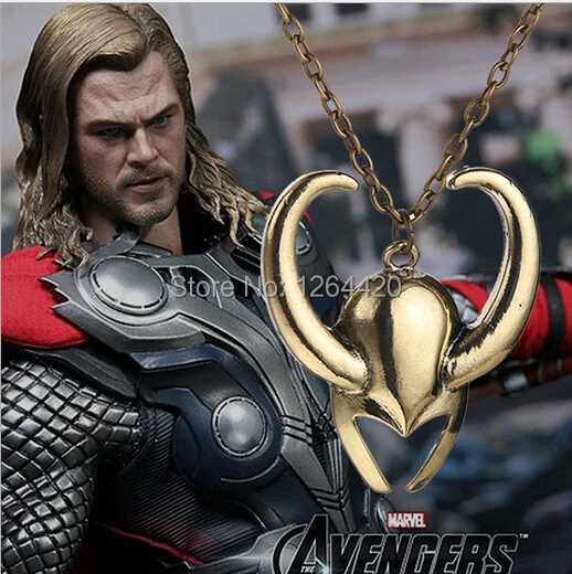 Бронзовые Подвески в виде маски Тора Локи для мужчин и женщин 20 шт./лот | Украшения