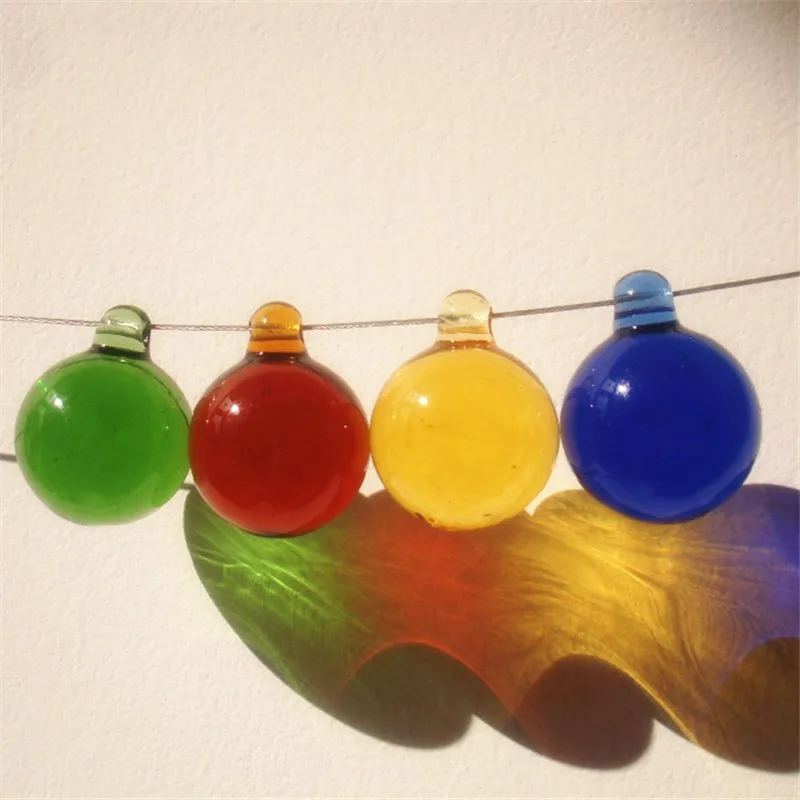 

Crystal Smooth Chandelier Suncatchers Ball Pendant 5pcs/Lot 40mm Mixed Color Glass Hanging Balls Wedding Prism Parts