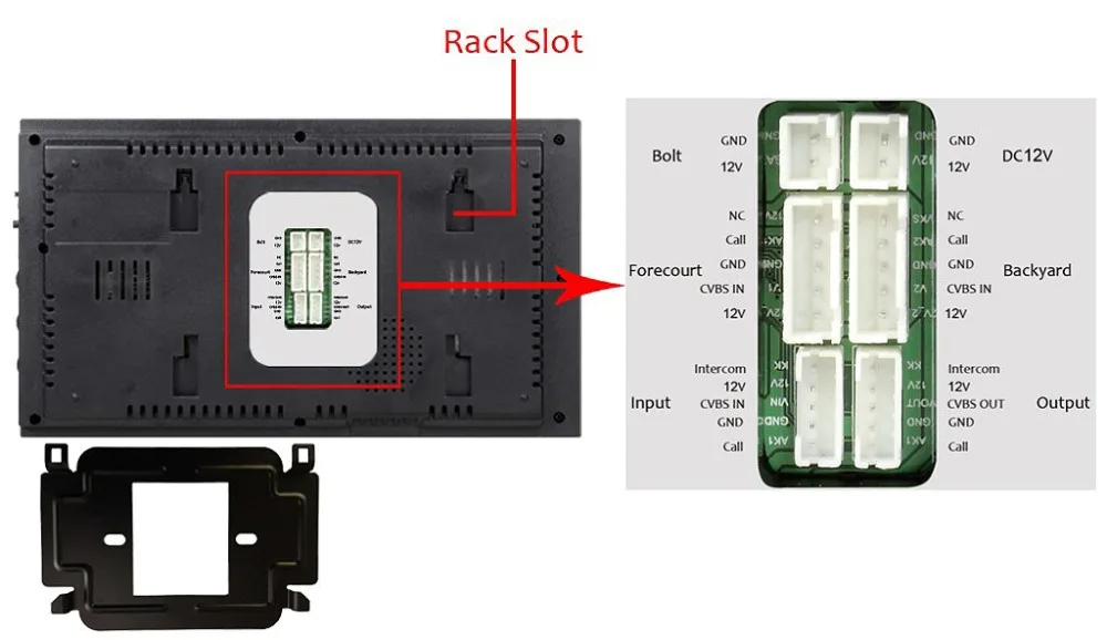 8 дюймовый ЖК экран видео Запись домофон дверной звонок комплект + 8G карта