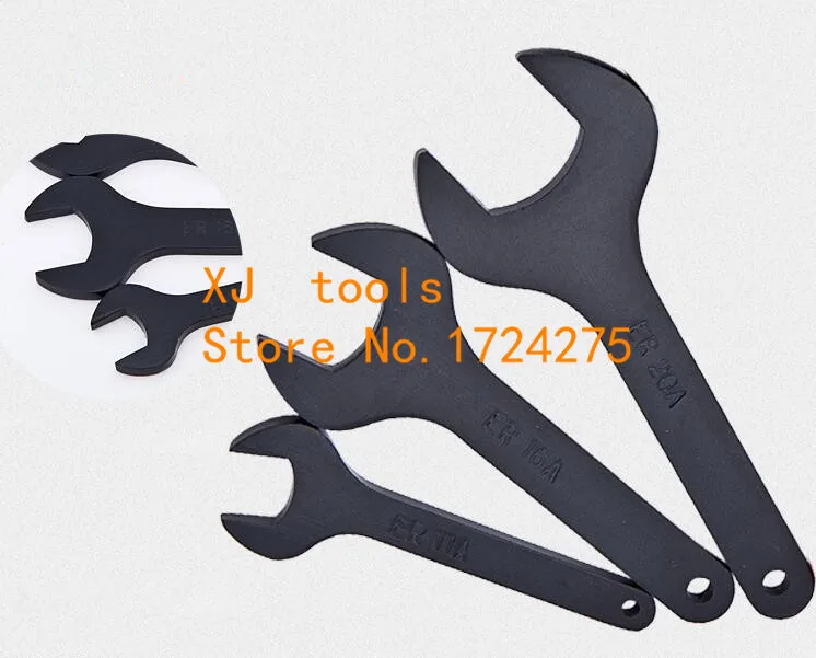 

New arrival 1PCS All black ER wrench ER8A/ER11A/ER16A/ER20A wrench ER spanner ER8/ER11/ER16/ER20 spanner A type