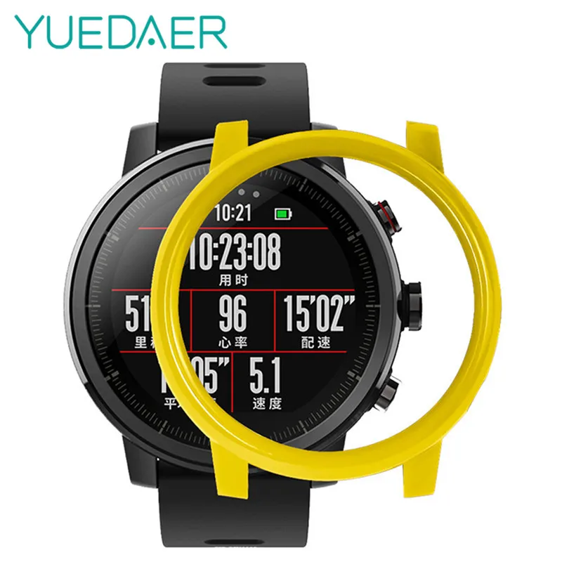 YUEDAER чехол для Xiaomi Amazfit Stratos 2, защитный мягкий силиконовый Полный Чехол для Amazfit Stratos 2 S, чехол из ТПУ, противоударный
