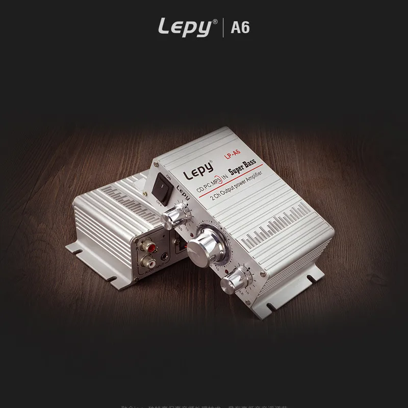 Высокое качество LP A6 Lepy Мини 2 Ch Привет fi Стерео аудио Автомобиля Домой Усилитель