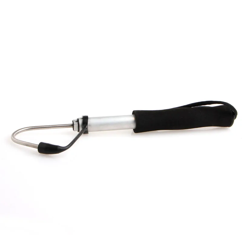 70 см прочный телескопический выдвижной рыболовный крючок для подледной и