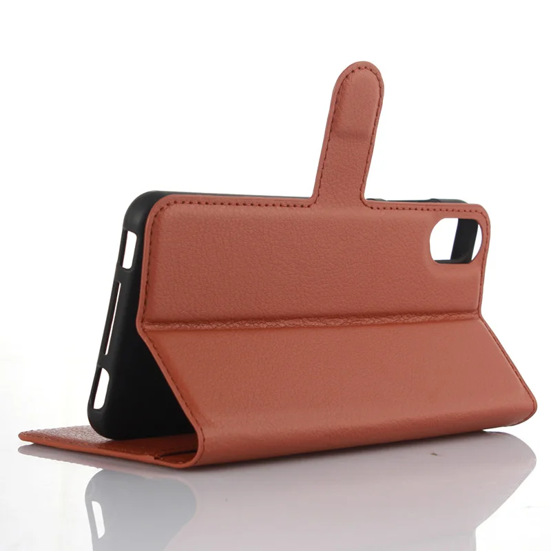 Classical Pure Color Litchi Type Flip PU Leather Cases Covers For HTC Desire 825 with Visa Card Slot Stand Function 9 Colours | Мобильные