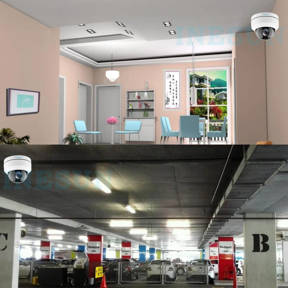 Inesun наружная камера безопасности 2MP 1080P 2 8-12 мм 4X оптический зум PTZ 4 в 1 (AHD/TVI/CVI/CVBS)