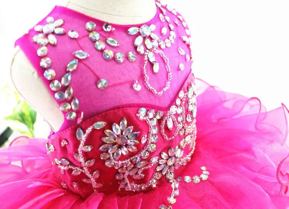 Красное милое платье с цветочным узором для девочек на свадьбу кружевное из тюля