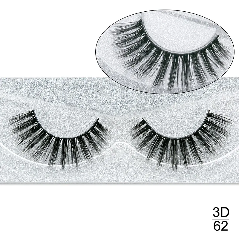 1 пара 3D норковые накладные ресницы Роскошные ручной работы cilios продолжительные