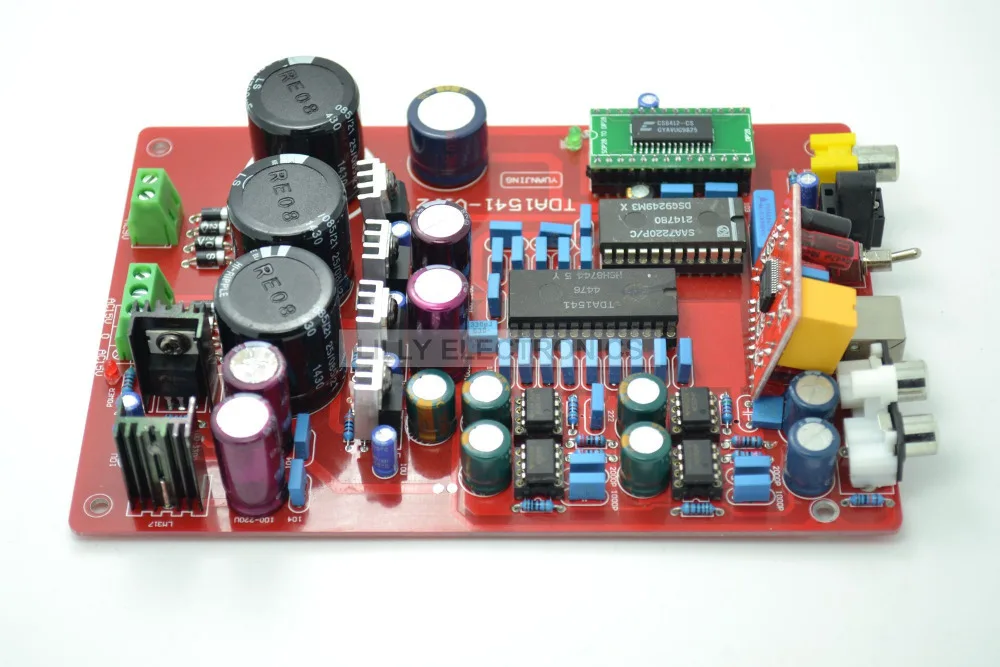 ЦАП плата TDA1541 + SAA7220 CS8412 NE5534 коаксиальный USB PCM2704 10 Вт|usb coaxial|usb usbboard board |