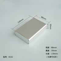 1pc silver aluminium enclosure case mini electronic project box 130x88x30mm 8162