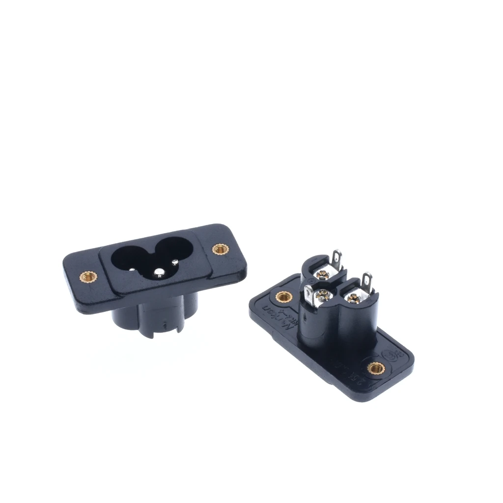 3 Pin IEC320 C6 AC штекер Мощность разъем с винтовым зажимом на крепление Припой
