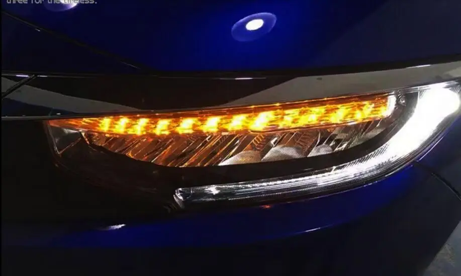 2 шт. авто стайлинг фары для CIVIC 10th DRL 2016 2017 2018 год светодиодный ходовые огни Би