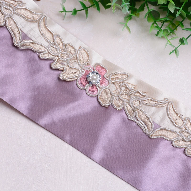 QGVLish 12M/lot 10cm Wide Embroidery Curtain Lace Ribbon Belt Trims DIY Clothing Cushion Decor Handmade Accessory | Дом и сад