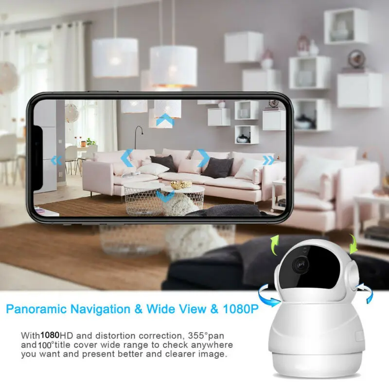Новая мини беспроводная wifi IP камера HD1080P умный дом безопасности ночное