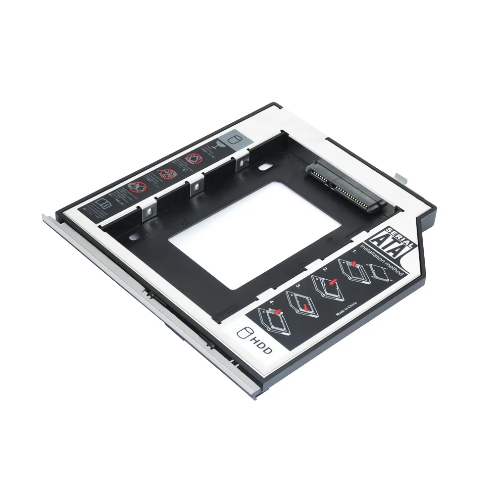 DeepFox SATA 3 0 9 5 мм 2nd HDD Caddy для 2 ''SSD жесткого диска чехол Корпус ноутбука HP2560 DVD-ROM CD