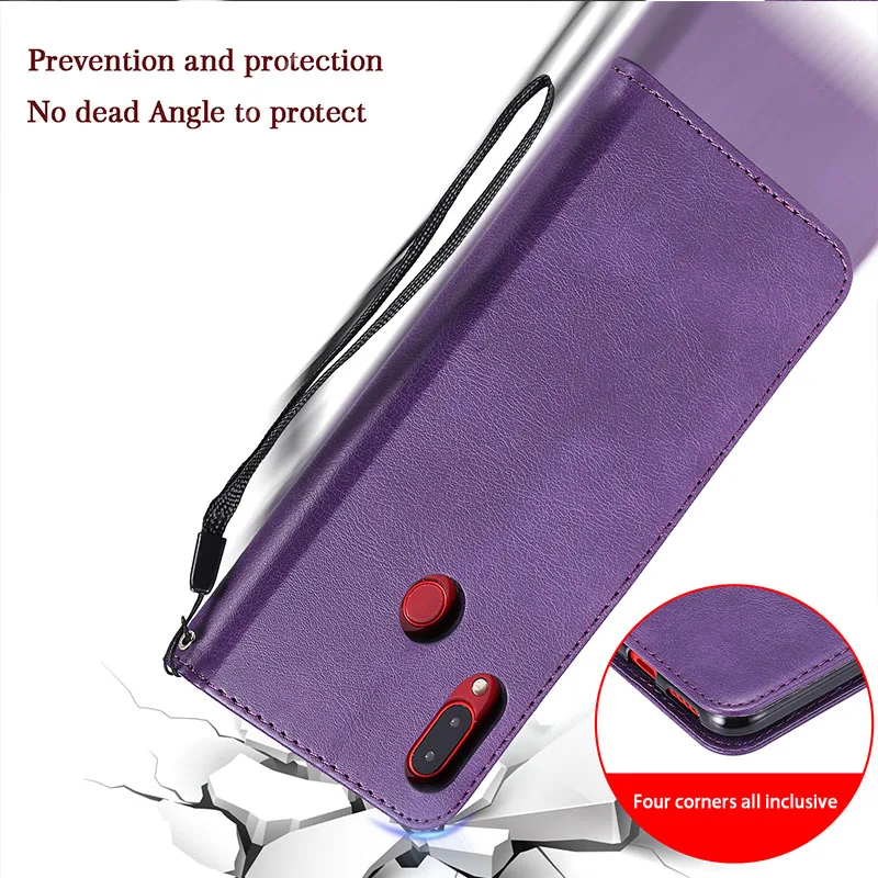 Чехол книжка для Xiaomi Redmi Note 7 M1901F7G/Redmi Seven Pro Violet M1901F7BE|Чехлы-книжки| |