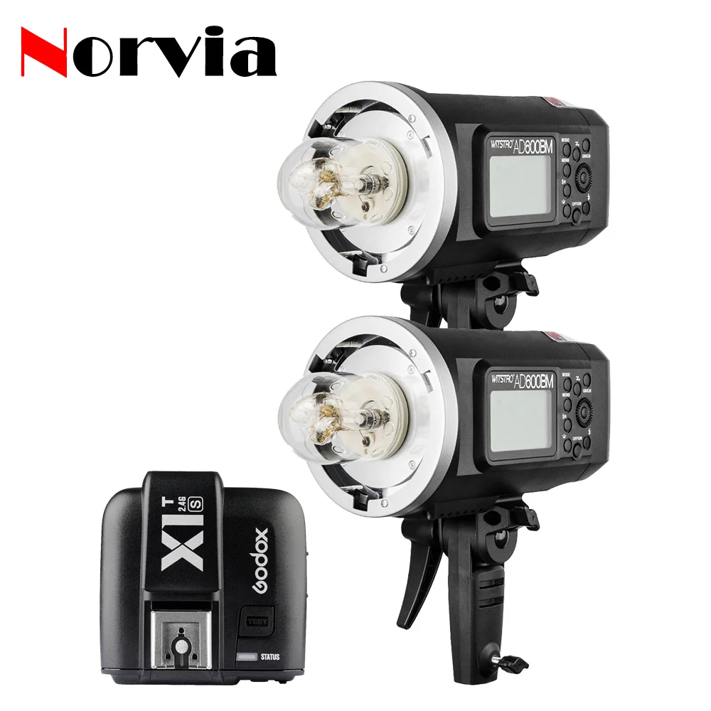 2x Godox беспроводной AD600BM Bowen крепление ручной X1T-S передатчик Открытый камера