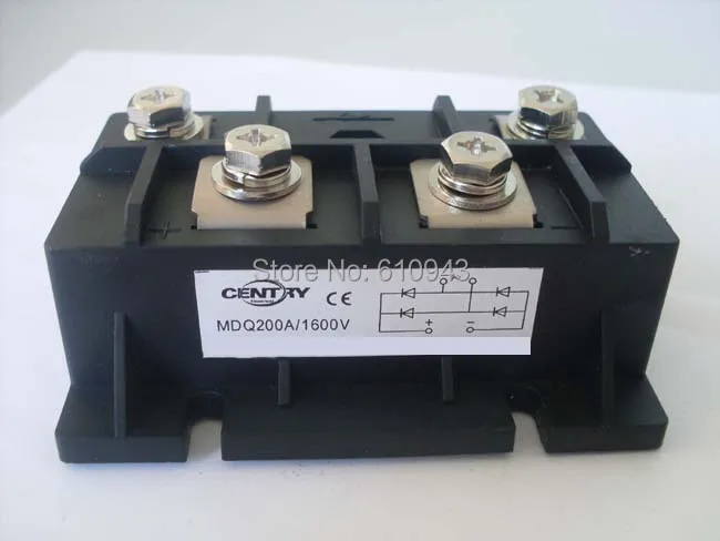 Однофазный диодный мостовой выпрямитель MDQ200A 1600 в Бесплатная доставка Прямая