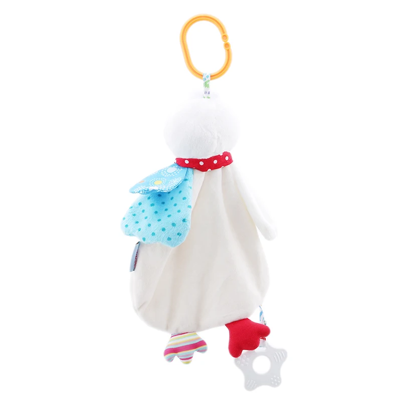 Милое детское успокаивающее полотенце в виде утки кролика мягкое для малышей