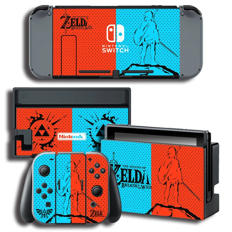 Виниловая Защитная Наклейка для The Legend of Zeld a для консоли nintendo Switch NS+ контроллер+ чехол-подставка