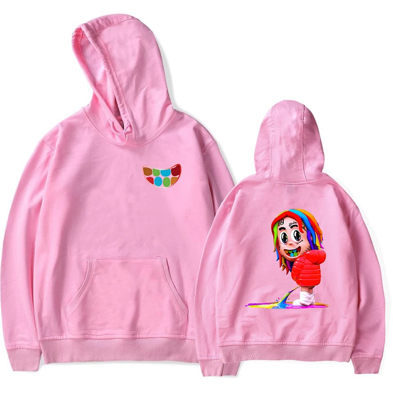 

6ix9ine модные хип-хоп уличные стильные забавные толстовки повседневные мужские женские пуловеры с капюшоном топы с длинным рукавом Harajuku худи