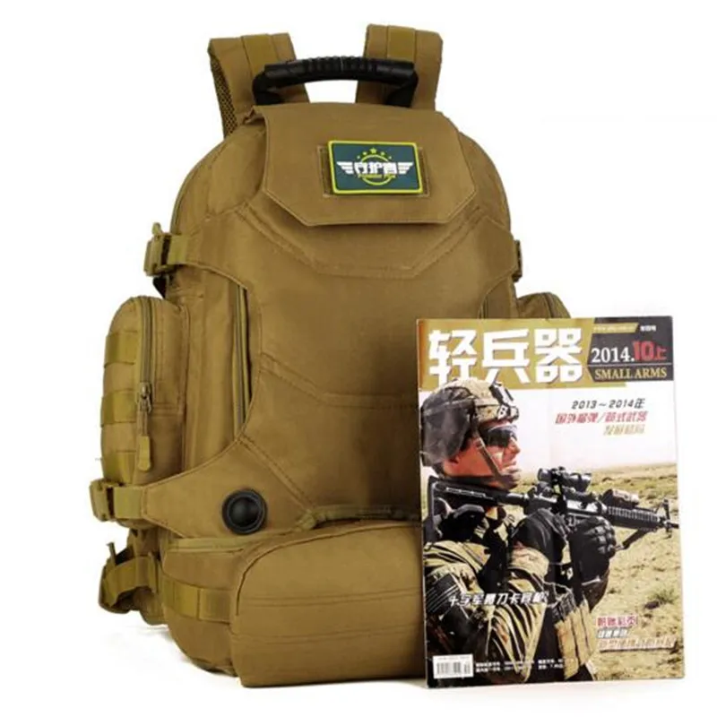 Мужские сумки 40 л высококачественный рюкзак армейский ранцевый комбинированный