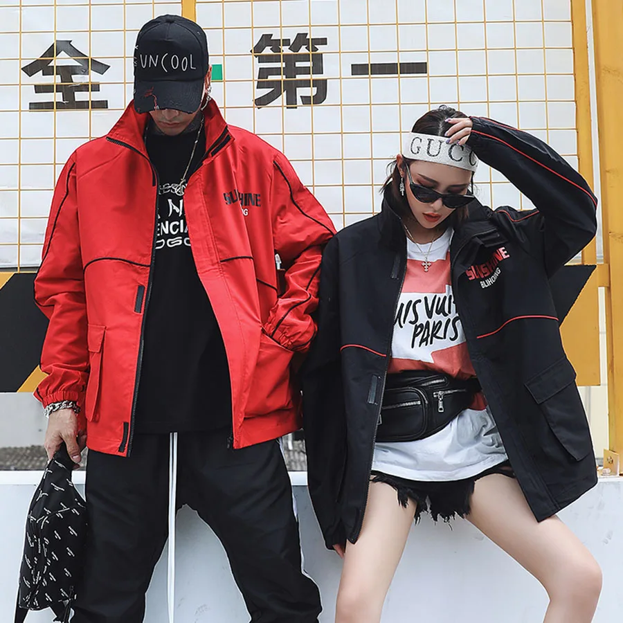 Мужская ветровка Anoraks синяя/желтая куртка в стиле хип хоп 2019|Плащи и тренчи| |