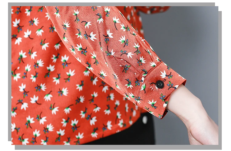 

fashion womens tops and blouses plus size print chiffon blouse shirt casual women tops long sleeve women shirts blusas 2229 50