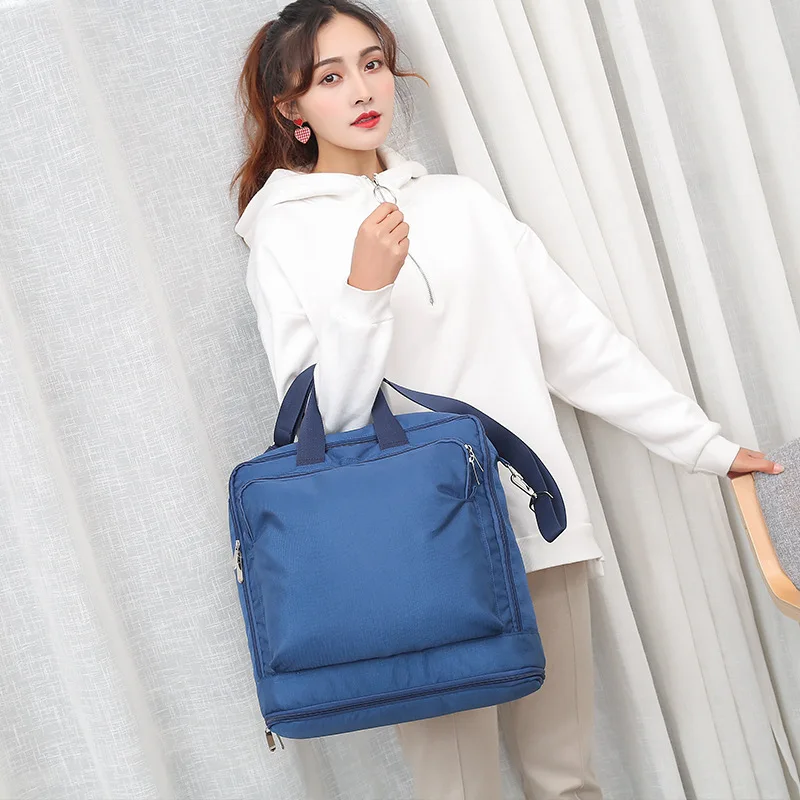 RUPUTIN Portable Travel Bag Large Capacity Travel Outing Organizer Bag Shoulder Bag For Men And Women Luggage Package Handbag