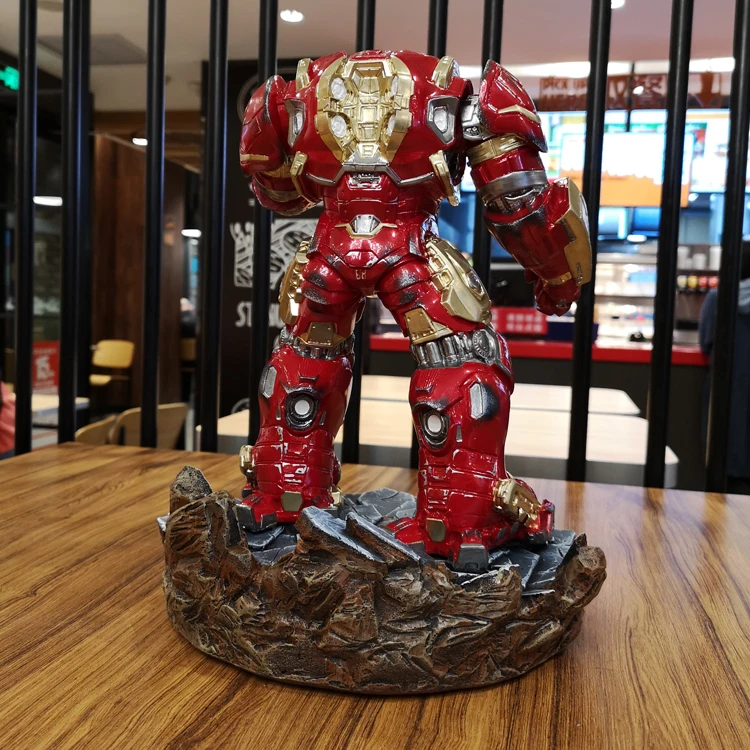 Картина из смолы Staue 34 см фигурка ограниченное количество Халк Железный человек