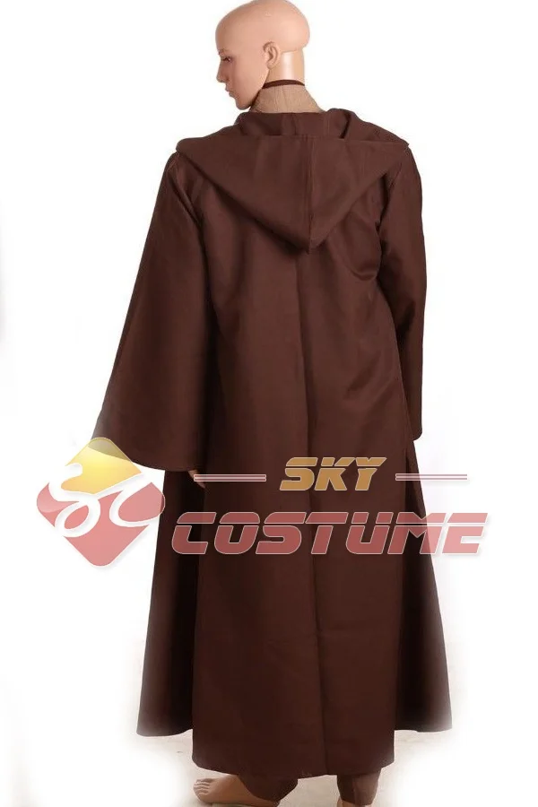 Косплэй костюм звезда Оби Кеноби Туника рыцаря с капюшоном для взрослых Для