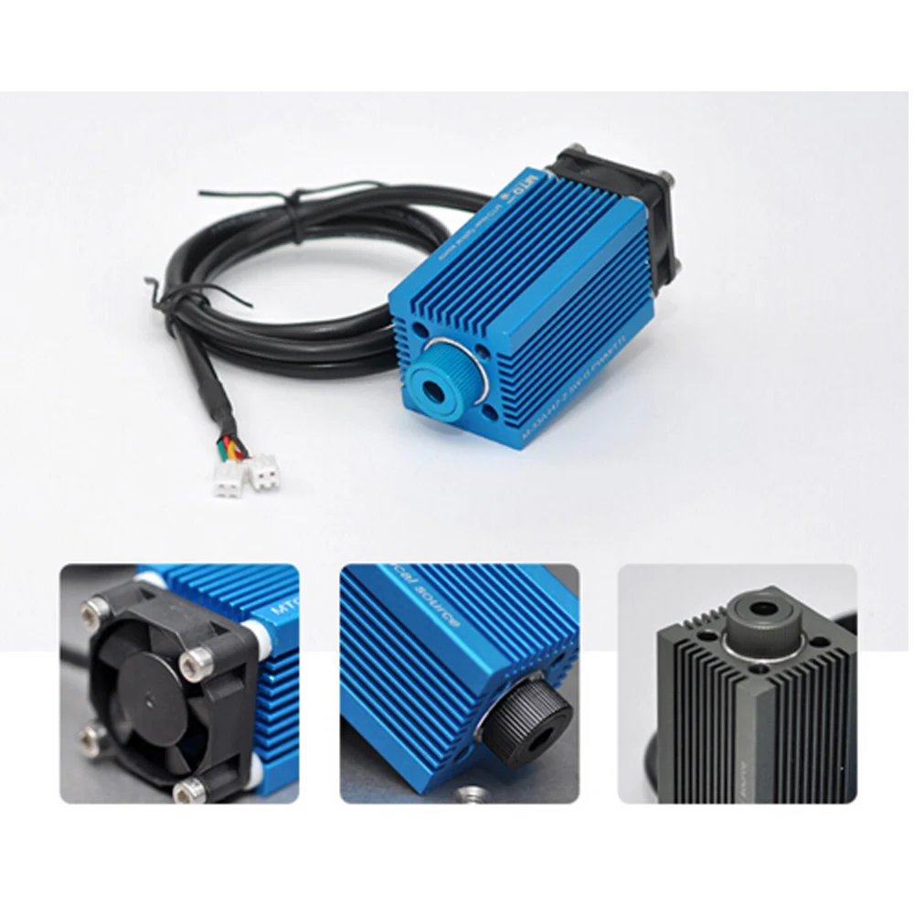 High Power Point Laser Blue Violet Adjustable Focus DIY 3D Ddicated Engraving Printer 12V | Лампы и освещение