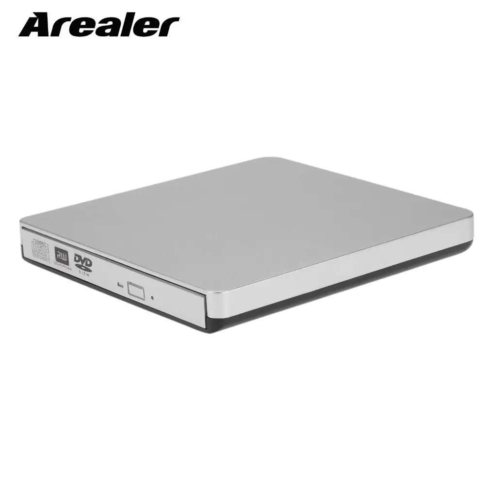 USB 3,0 портативный ультра тонкий внешний CD-RW DVD-RW CD DVD rom плеер привод писатель Rewriter для ноутбука ПК рабочего стола