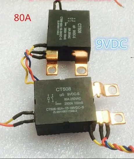 Новое реле CT508 9VDC S 80A B 09VDC DC9V 9V измеритель воды 5 шт./лот Реле  | Отзывы и видеообзор