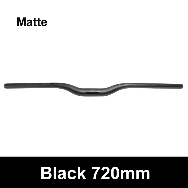 Rise 720mm Ullicyc MTB углеродный фрибер руль для велосипеда плоский или подъемный руль для горного велосипеда 31,8*580/600/620/640/660/680/700/720/740/ - Цвет: Rise 720mm