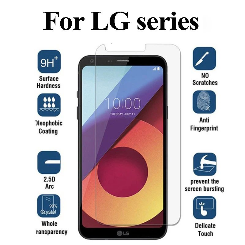 Полное покрытие закаленное стекло для LG K20 plus Защита экрана пленка gpro k10 2017 2016 k4 k3 k8