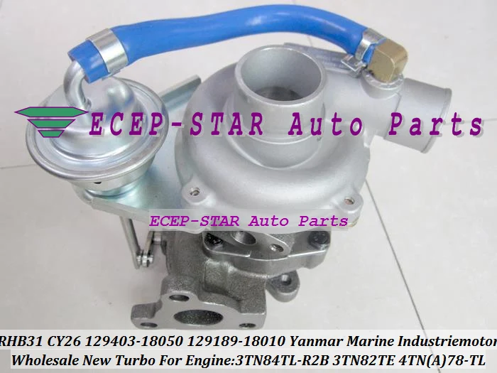 RHB31 CY26 MY61 VA 110021 129403 -18050 129189 -18010 Турбокомпрессор для Yanmar Marine Industriemotor 3TN82TE 3TN84TL 4TNA78-TL