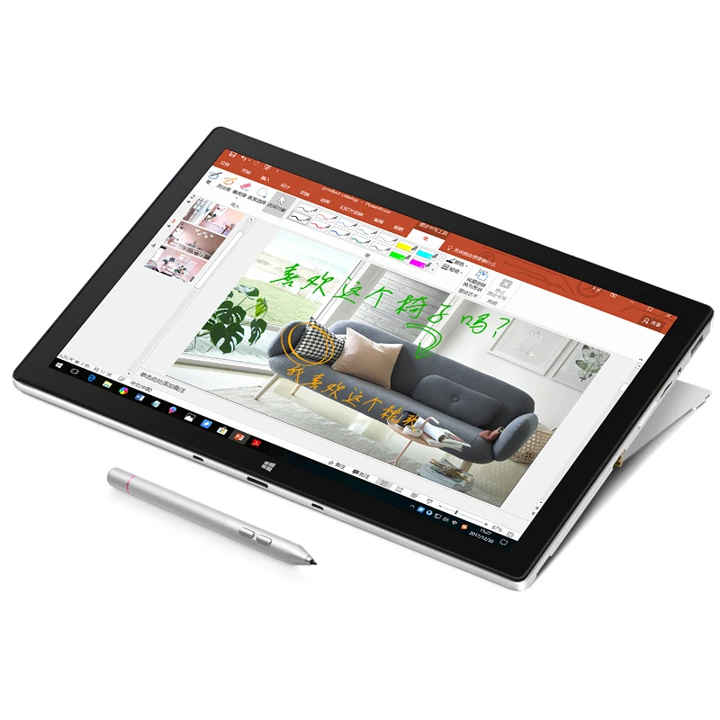Планшетный пк 2 в 1 Windows 10 ноутбук 12 6 дюйма VBook i7 Plus 7 го поколения 7500U 16 гб озу 512 SSD IPS