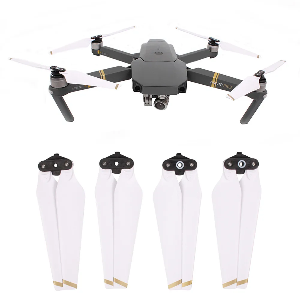HIPERDEAL 2 пары/4 шт DJI Mavic Pro Platinum 8330 малошумные быстросъемные пропеллеры для